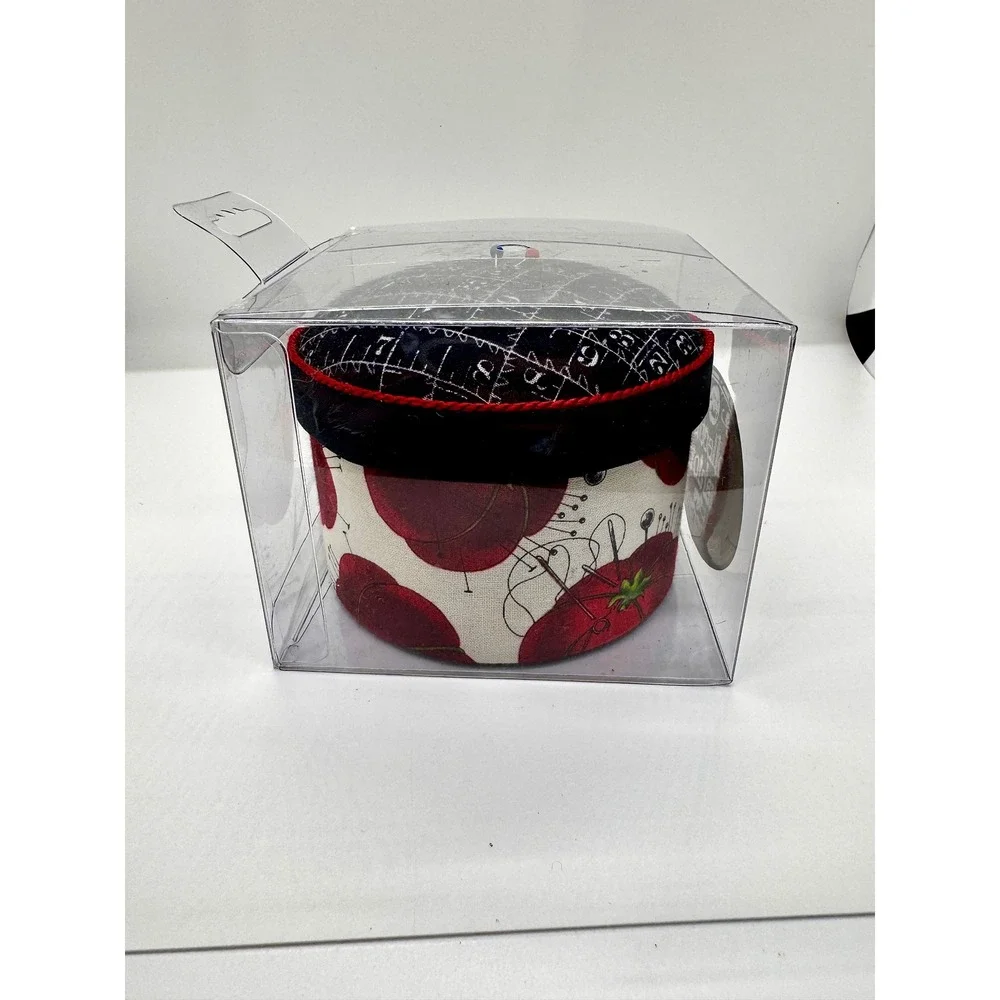 Dritz Collectible Pin Cushion Tomato Tape Measure Novelty Sewing Decor 62157